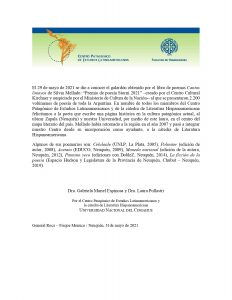 comunicado de CEPEL CTEDRA DE HISPANO por premio Siliva 2021 page 0001